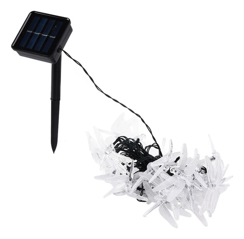 Guirnalda De Luces Solares Con Forma De Libélula, 30 Led, Al