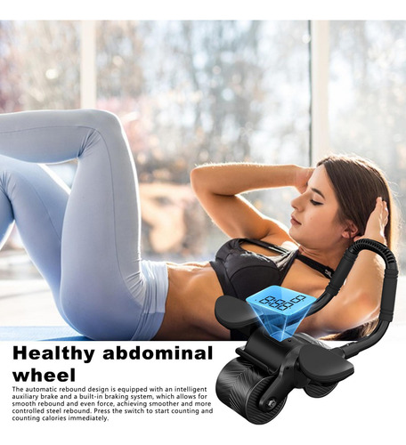 Equipo De Entrenamiento Con Ruedas Abdominales Con Rebote Au