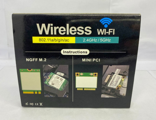 Imagen 2 de 4 de Tarjeta Wi-fi Y Bluetooth Para Laptop
