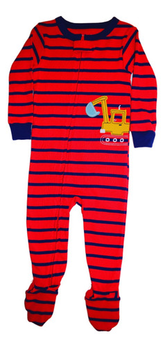 Pijama Mameluco De 1 Pieza Construcción Para Bebe Carters