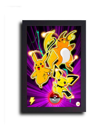 Imagen 4 de 10 de Cuadros Decorativos Pokemon - Dibujart