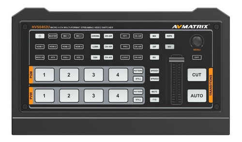 Avmatrix Switcher/mixer De Video 4ch Live Streaming