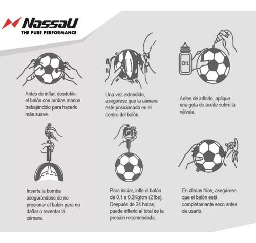 Pack 5 Pelotas Nassau Nº 5 Pro Championship Cosida Oficial