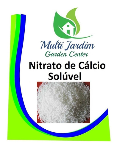2kg Adubo Fertilizante Nitrato De Cálcio Granulado Solúvel