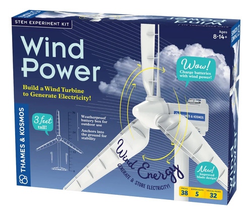 Kit De Experimento Stem Energía Eólica 3 Pies