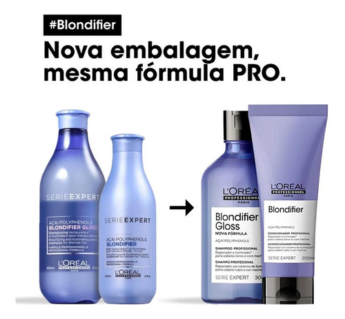 Kit Shampoo E Condicionador Loreal Blondifier Gloss Home Car