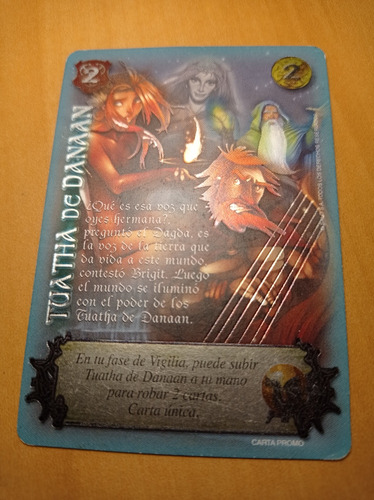 Tuatha De Danaán Plateada. Carta Mitos Y Leyendas Salo 