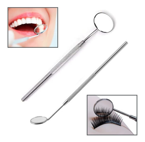 Espejo Lash Dental Para Inspección De Extensiones De Pestaña