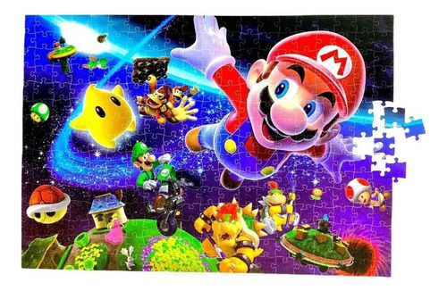 Rompecabezas Super Mario Galaxy Nintendo Wii 300 Piezas