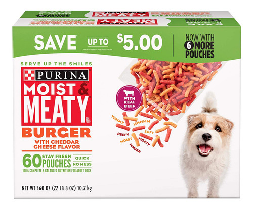 Purina Hamburguesa Humeda Y Carnosa Para Mascotas Con Sabor