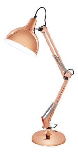 Lámpara De Escritorio, Articulada, Rose Gold, Eglo (Usado)
