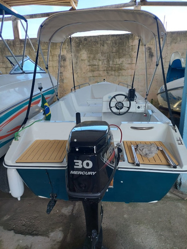 Lancha 17 Pés Rs 530 Start Com Motor Mercury 30 Hp Mh 0km