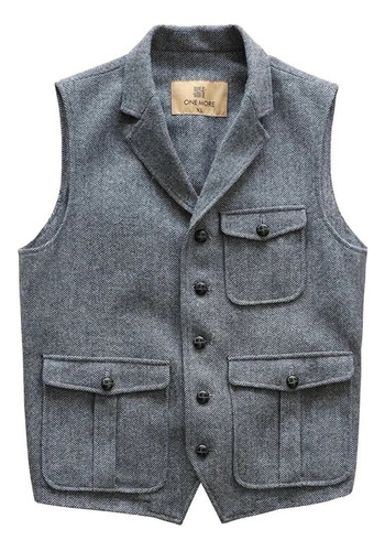 Chaleco Para Hombre Springs Plaid Vest Tweed