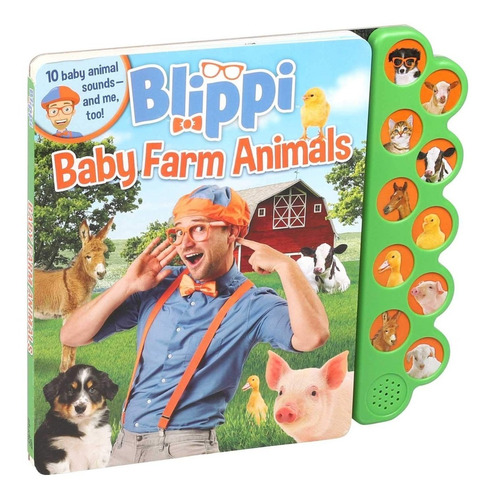 Libro Blippi Con Sonidos De Animales