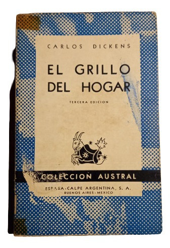 Carlos Dickens. El Grillo Del Hogar