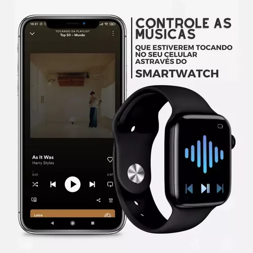 Relógio SmartWatch P80pro ORIGINAL APP: Da Fit (ROSA) da Lemfo