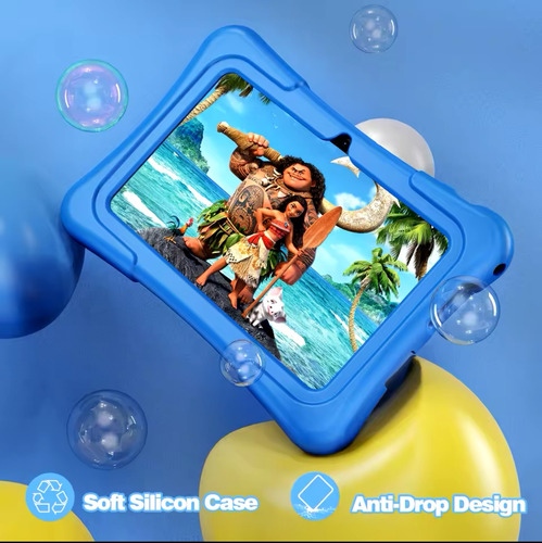 Tablet Para Niños Resistente Foami Android 11 Google Play Azul