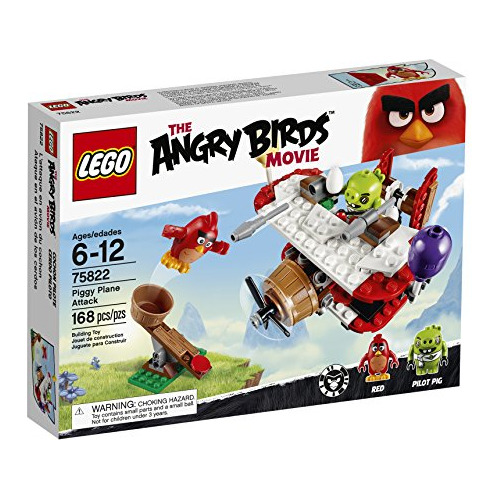 Kit De Construcción Lego Angry Birds 75822 Piggy Plane Attac