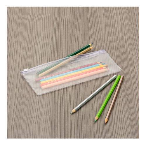Estojo Zip Zap Transparente Resistente