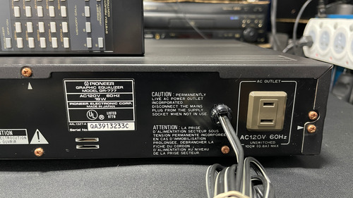 Equalizador Pioneer Gr 777 Ñ Pioneer Sansui Marantz Technics (Usado)