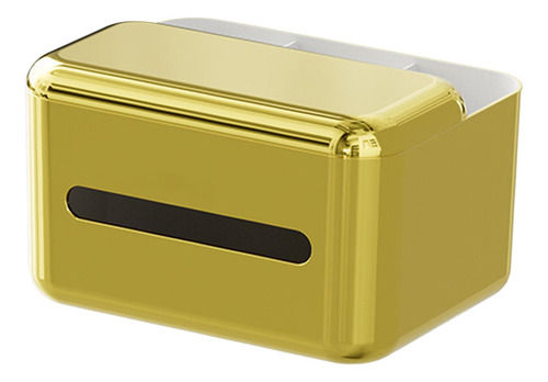 Caja De Pañuelos, Caja De Almacenamiento De Dorado