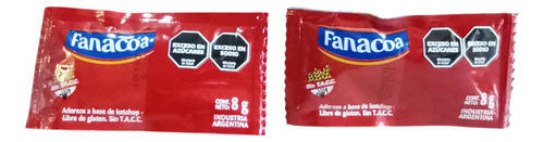 Ketchup Fanacoa En Sobres 196 X 8cc