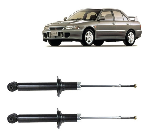 Par Amortiguadores Traseros Para Mitsubishi Lancer 1993 1999