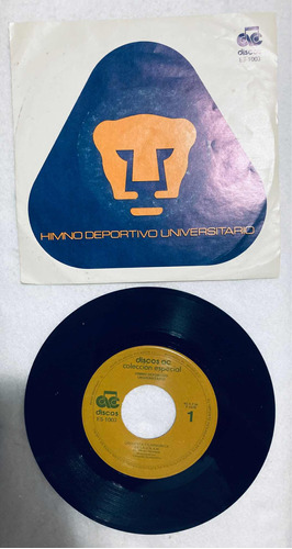 Himno Deportivo Universitario Unam Pumas Lp Vinyl Vinilo