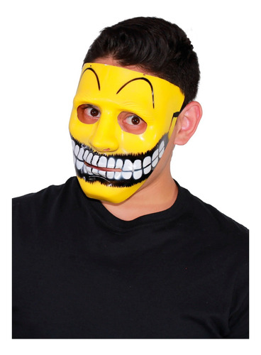 Máscara De Cara Sonrisa Malvada Estilo La Purga, Disfraz