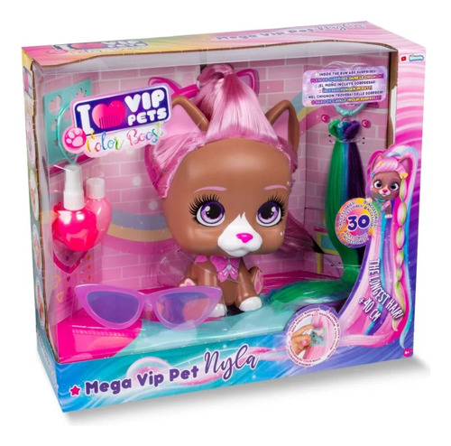 Vip Pets Mega Nyla Com Acessórios Multikids - Br1882