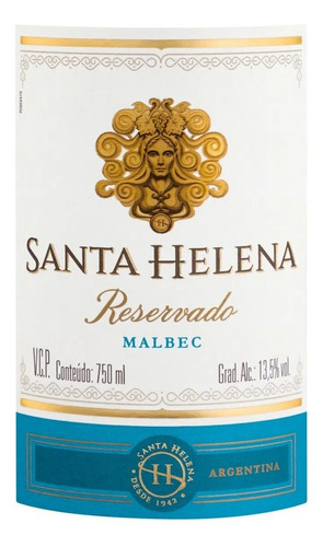Vinho Chileno Reservado Malbec 750ml Santa Helena