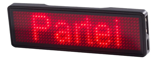 Pantalla Matricial De Etiquetas Con Nombre Y Mensaje Led De