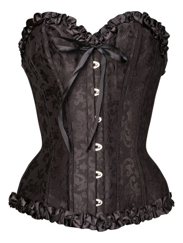 Corset Victoriano Sobre Busto Modelador De Cintura De Vestir