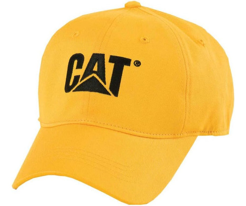 Gorra Caterpillar Hombre Con Marca Registrada, Amarillo,