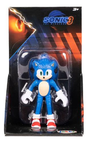 Mini Boneco Sonic 3 Recrie Aventuras Do Sonic The Hedgehog