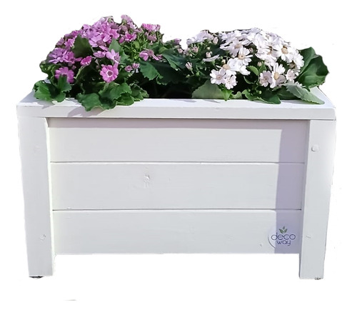 Jardinera Decoway Blanco - 50 Cm