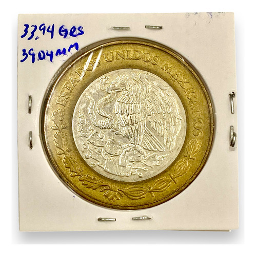 Moneda Bimetalica 100 Pesos Estado De Zacatecas 2003 Fase 1 (Usado)