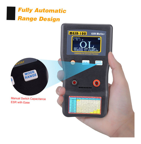 Medidor Esr Mesr-100 Profesional For Capacitores