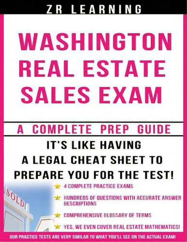 Washington Real Estate Sales Exam Questions: A Complete Prep Guide, De Learning Llc, Zr., Vol. 1. Editorial Createspace, Tapa Blanda En Inglés