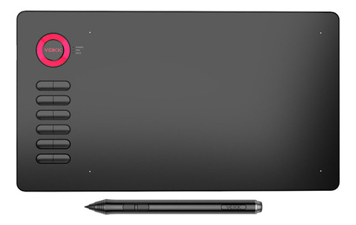 Veikk A15 Tableta Grafica Dibujo Digital Electrónica 10x6´´ Color Rojo
