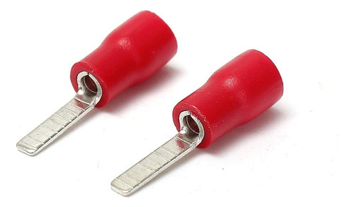 Dmti Terminal Pino Chato Fios E Cabos 0,5mm A 1,5mm - 100un