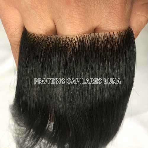 Micro Piel Protsis Capilar Para Entradas Colo Negro - Hombre