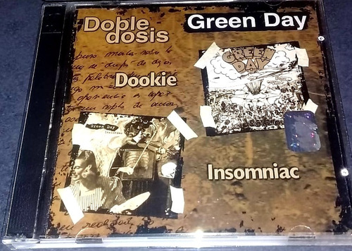 2 Cd. Green Day.  Dookie E Insomniac. Doble Dosis.
