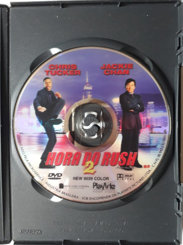 Dvd A Hora Do Rush 2 - Jackie Chan - Original Ótimo Estado (Usado)