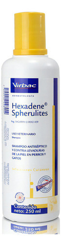 Shampoo Hexadene Spherulites Para Perros Con Hongo En Piel