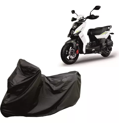  Funda impermeable para scooter de motocicleta para exteriores,  tamaño grande, mediano XL, 250 cc, 150 cc, 50 cc, refugio para motocicletas  Harleys para todo tipo de clima, con agujeros de bloqueo
