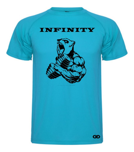 Polera Deportiva Musculosa Gym Gimnasio Infinity Oso