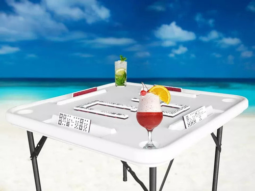 Mesa Domino Pro Juego Rumikub Mahjong Poker Tren Plegable