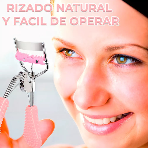 Pinzas Rizador Pestañas Acero Inoxidable Efecto Natural MA.14