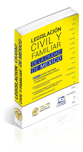  Legislación Especializada Civil Y Familiar De La Ciudad De México 2024, Código Civil. Código De Procedimientos Civiles. Código Nacional De Procedimientos Civiles Y Familiares. Acceso A Web App. 